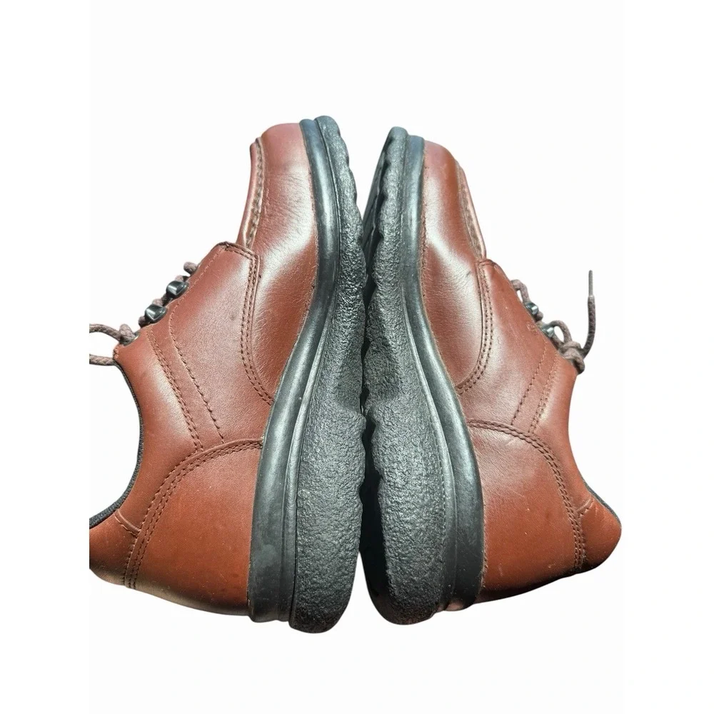Red Wing 8659 Brown Leather Moc Toe Oxford Work Shoes Men 8D Slip Resistant 42-1